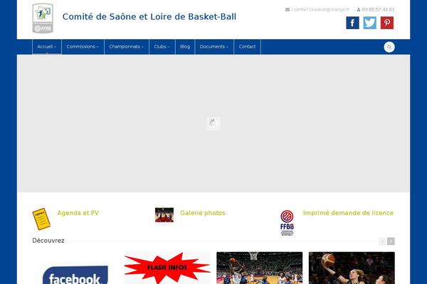 Astrum theme site design template sample
