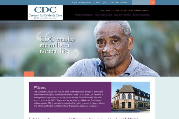 Cdc theme site design template sample