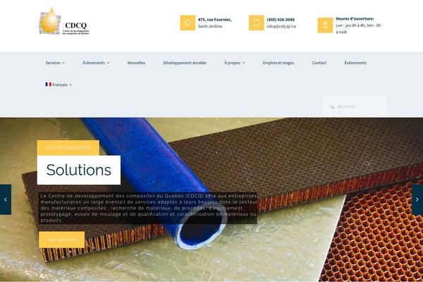 cdcq.qc.ca site used Urbanbuilder