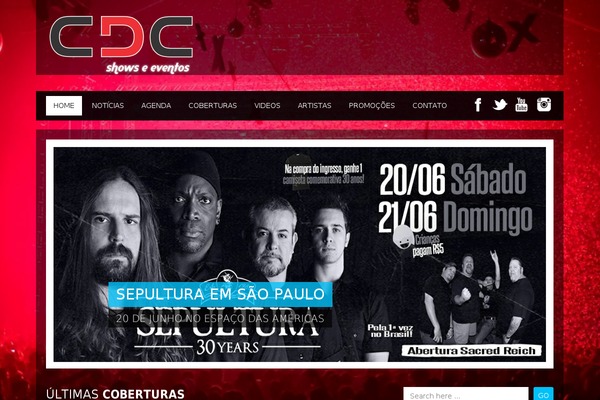 Soundwave theme site design template sample