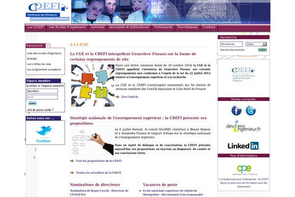 cdefi.fr site used Insense