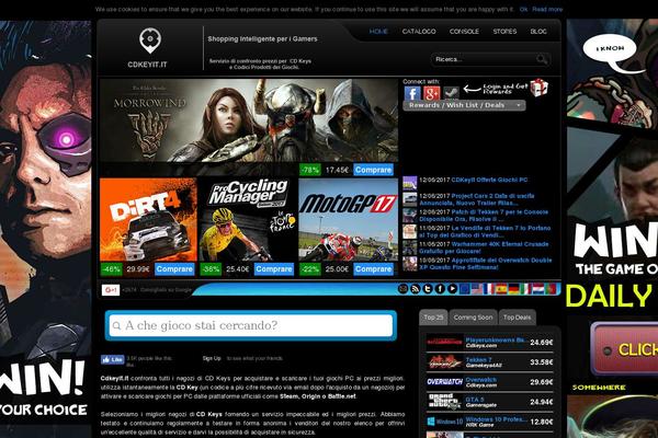 cdkeyit.it site used Aks-theme