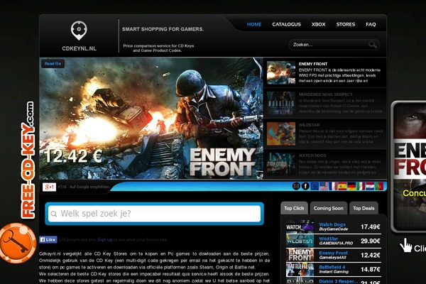 cdkeynl.nl site used Aks-theme