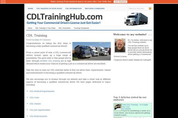 Authoritize theme site design template sample