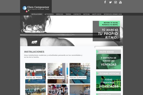cdmclaracampoamor.com site used Claratheme