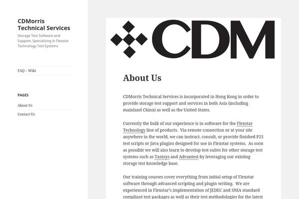 Twenty Fifteen theme site design template sample