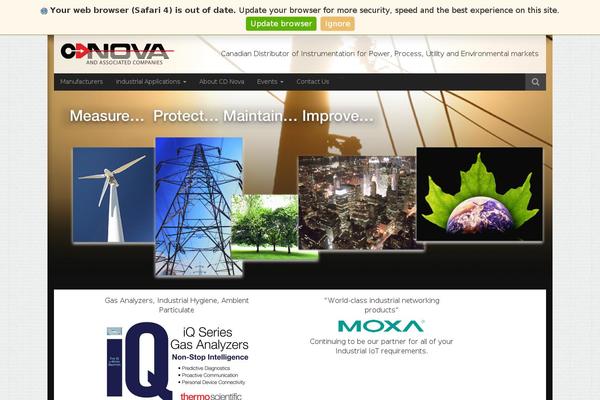 cdnova.com site used Cd-nova
