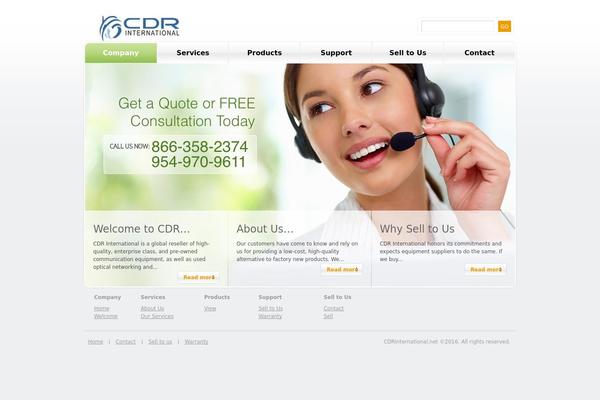 cdrinternational.net site used Theme1256