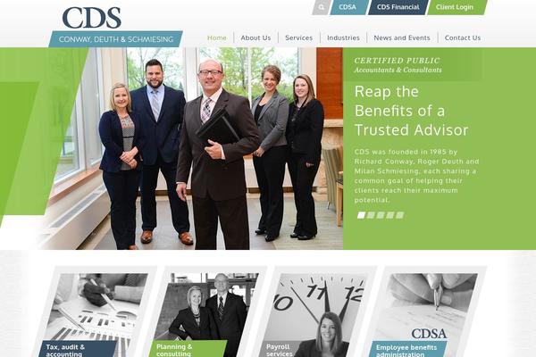Cds theme site design template sample