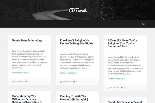 Baskerville theme site design template sample