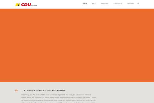 Infinite theme site design template sample