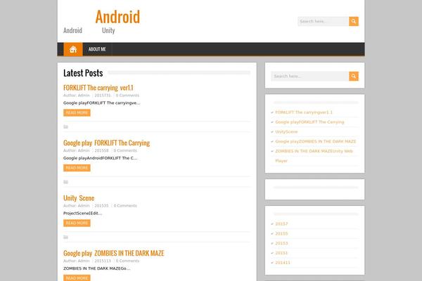 BrickYard theme site design template sample