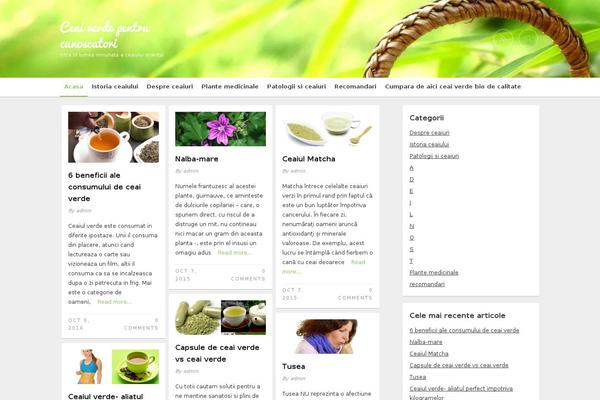 Gridz theme site design template sample
