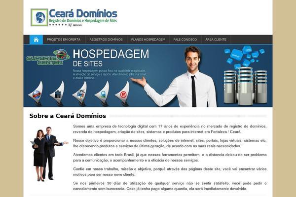 HappenStance theme site design template sample