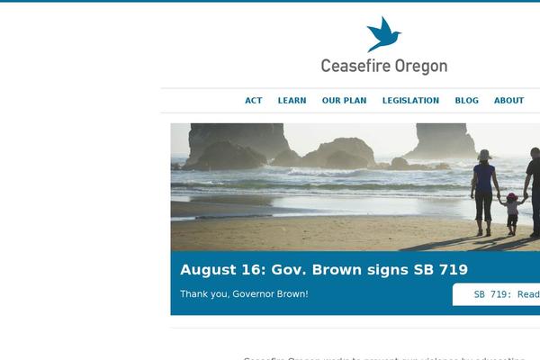 ceasefireoregon.org site used Ceasefire-oregon