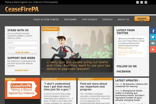 Site using WP Responsive Menu plugin