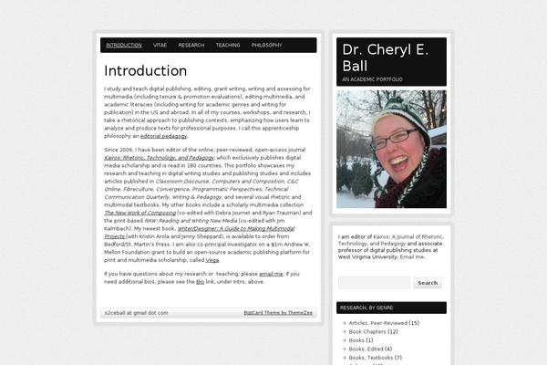 zeeBizzCard theme site design template sample