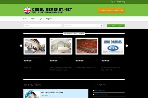 GeoCraft V2 theme site design template sample