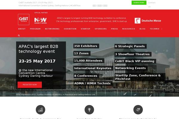 cebit WordPress theme, websites list used cebit theme cebit theme websites examples