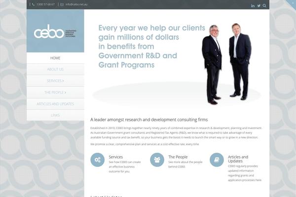 Vertikal theme site design template sample