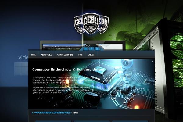 Orizon theme site design template sample