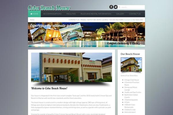 Avenue theme site design template sample