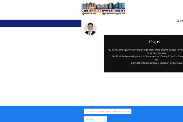 cebubestinvestment.com site used Houzez-child