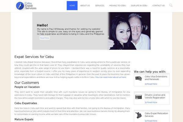 Hoxa theme site design template sample