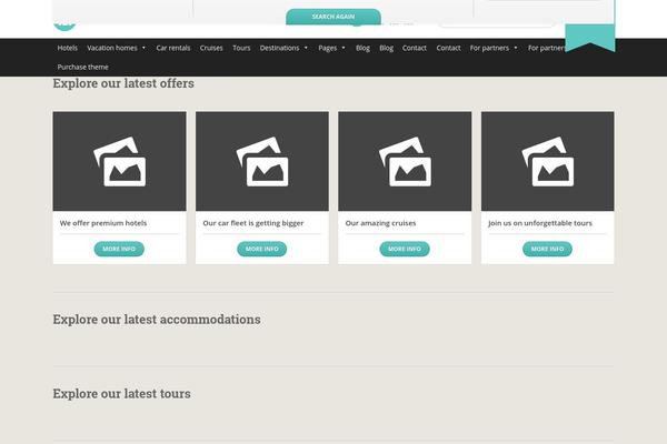 City Guide theme site design template sample