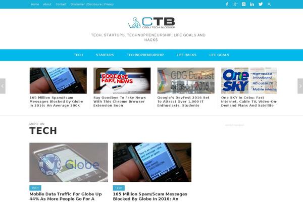 PRESSO theme site design template sample
