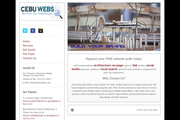 Cb theme site design template sample