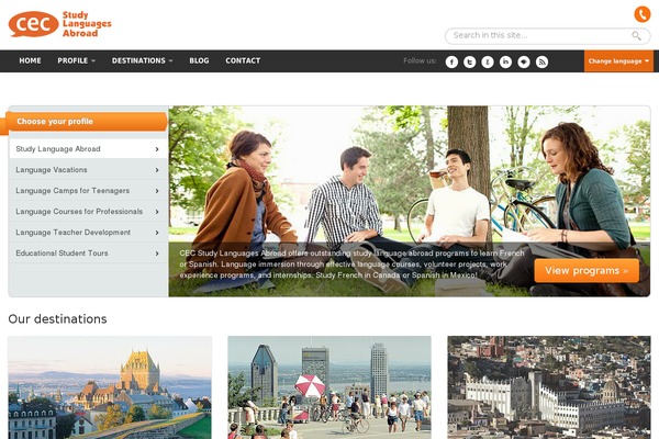 cec-education.com site used Cec