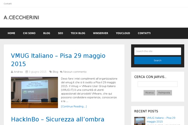 Site using Content Cards plugin