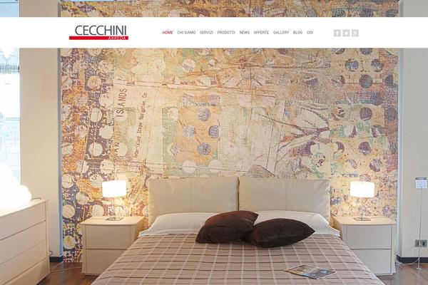 Modernist theme site design template sample