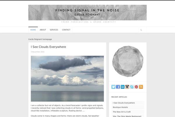 Hoarder theme site design template sample