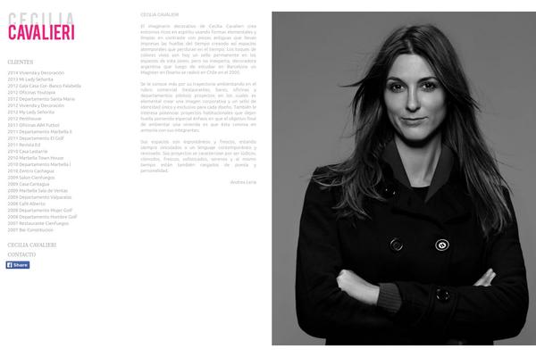 ceciliacavalieri.com site used Cecilia