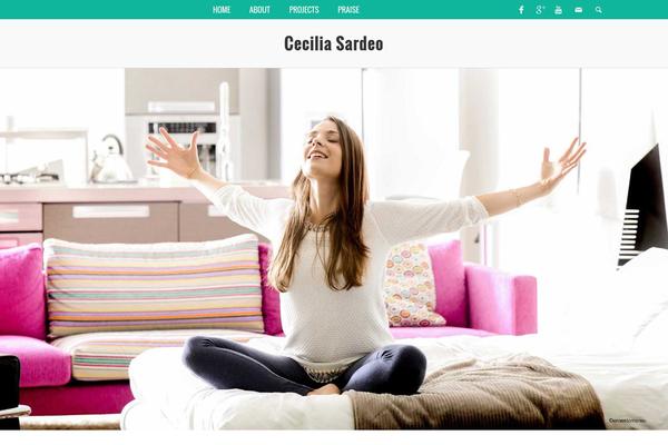 Presso Child theme site design template sample