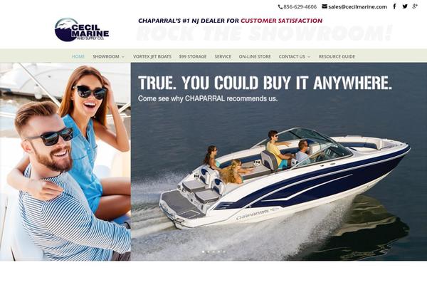 Divi theme site design template sample