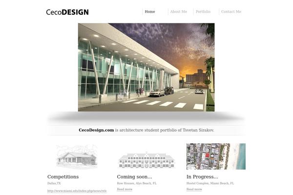 cecodesign.com site used Display