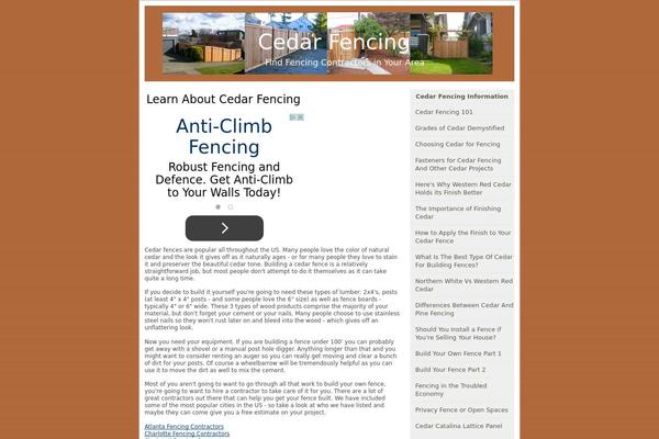cedar-fencing.com site used Dirtylicious