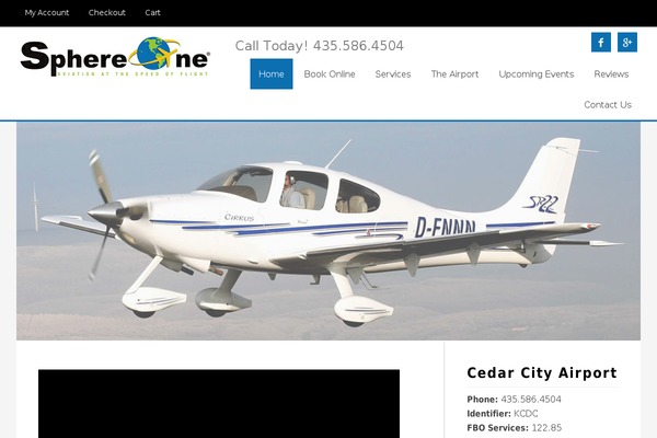 cedarcityairport.com site used Cedar