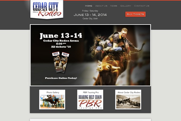 cedarcityprcarodeo.com site used Prca