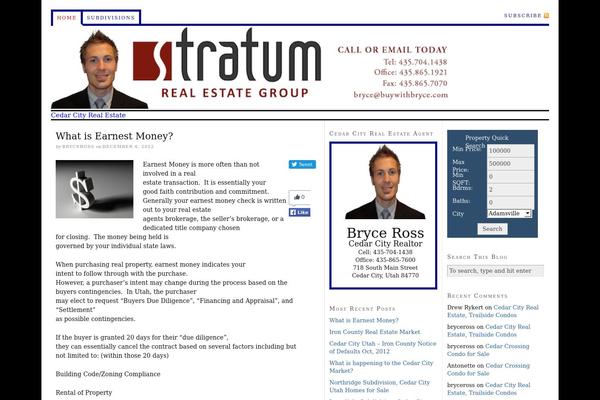 Thesis 1.8 theme site design template sample