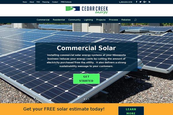 cedarcreekenergy.com site used Cce-divi-child-theme