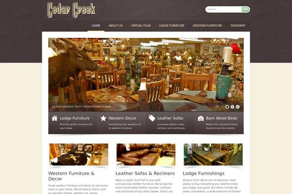 Cold theme site design template sample