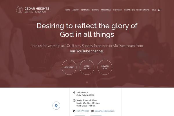 Site using Mere-banner plugin