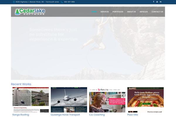 Easyweb theme site design template sample