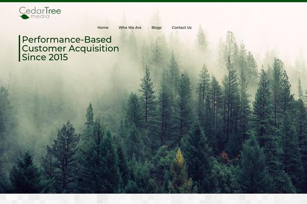 cedartreemedia.com site used Custom-bootstrap-child