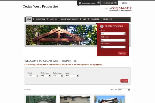Denali theme site design template sample