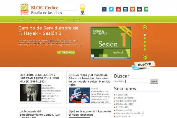 Site using BNS Corner Logo plugin